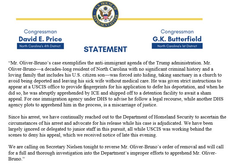 PB statement on Samuel Oliver Bruno